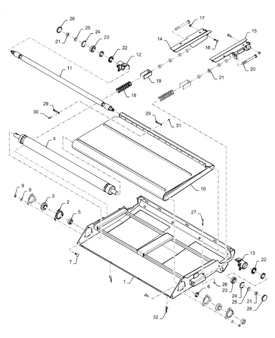 47998911 - Основание пола жатки